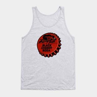 Vintage Long Tom Black Cherry Soda Bottlecap Tank Top